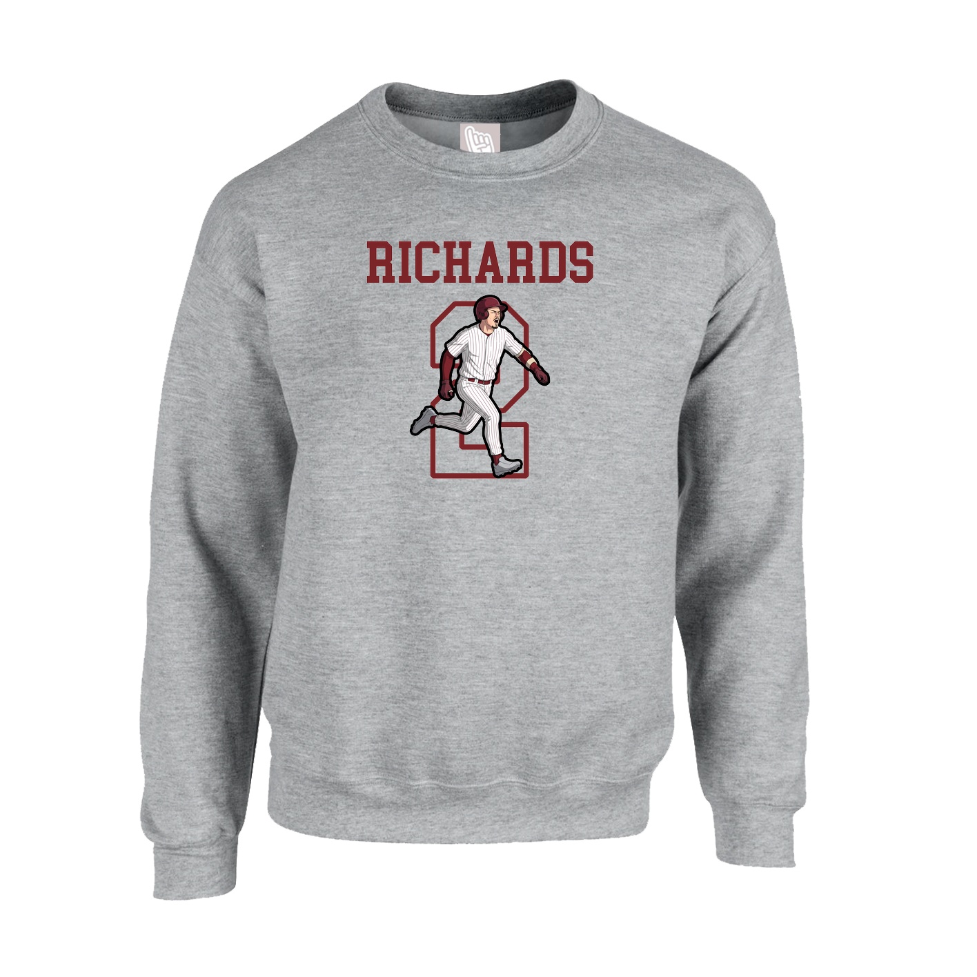 Fleece Crew — Shirsey in Grey