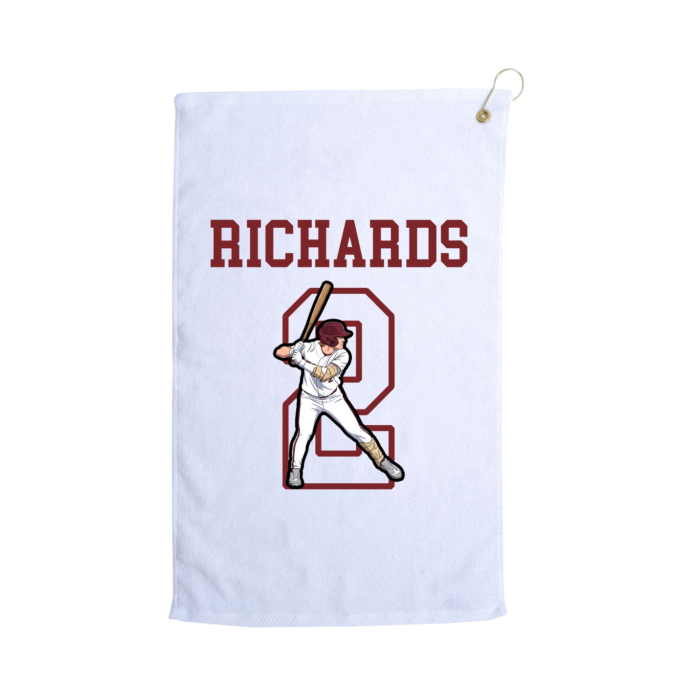 Golf Towel — Shirsey in White