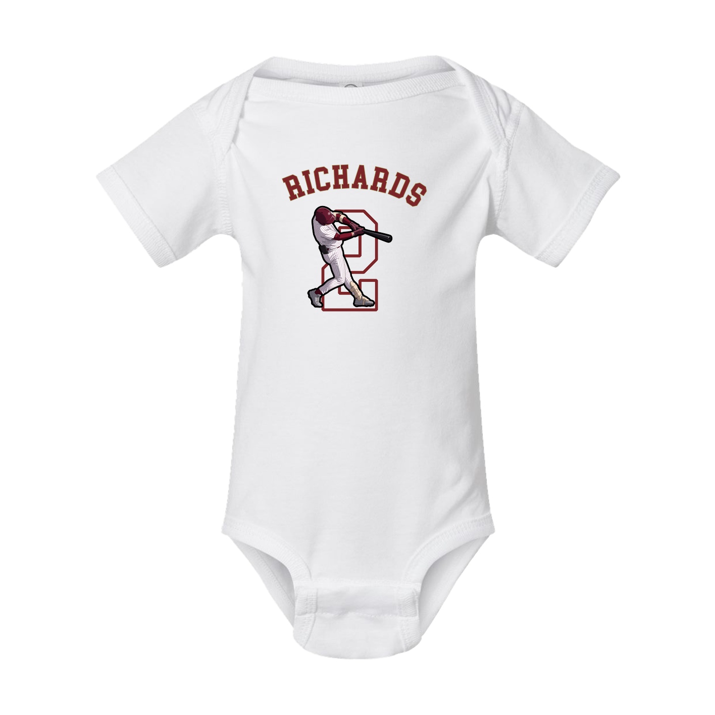 Baby Onesie — Shirsey Arch in White