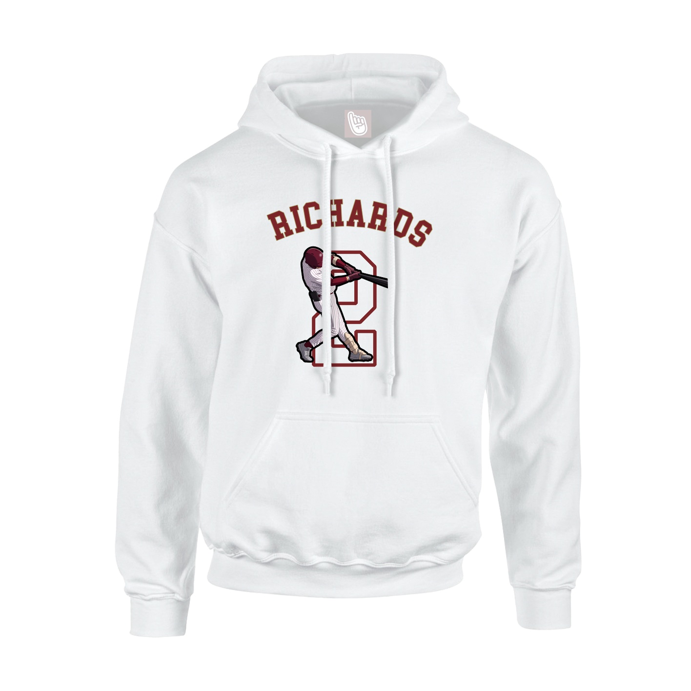 Hoodie — Shirsey Arch in White