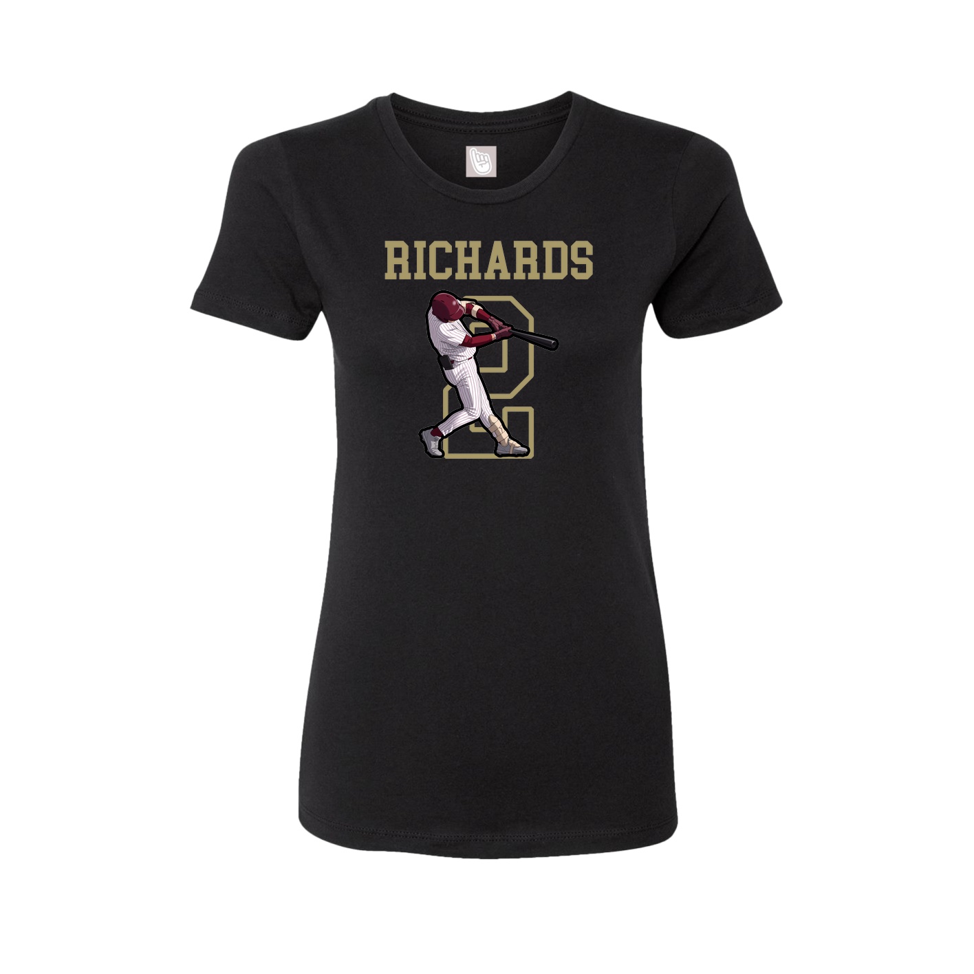 Fitted Women's Tee — Shirsey in Black