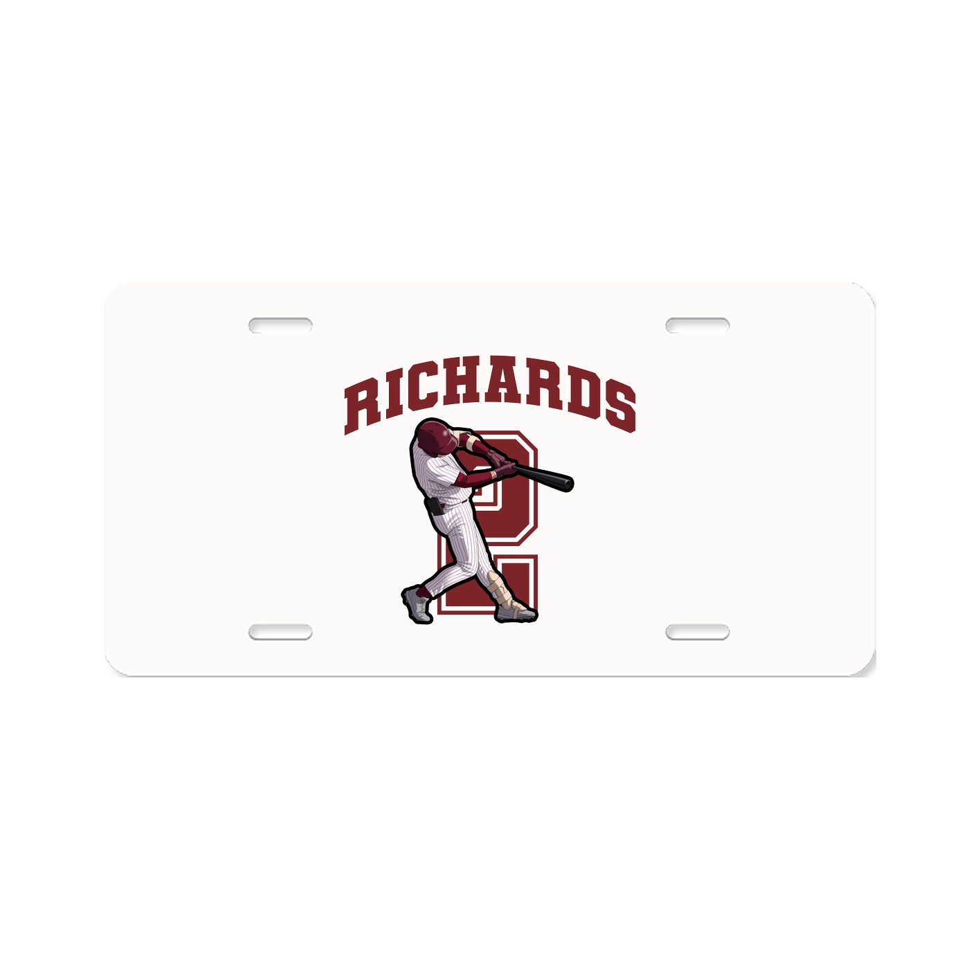 License Plate — Number in Classic