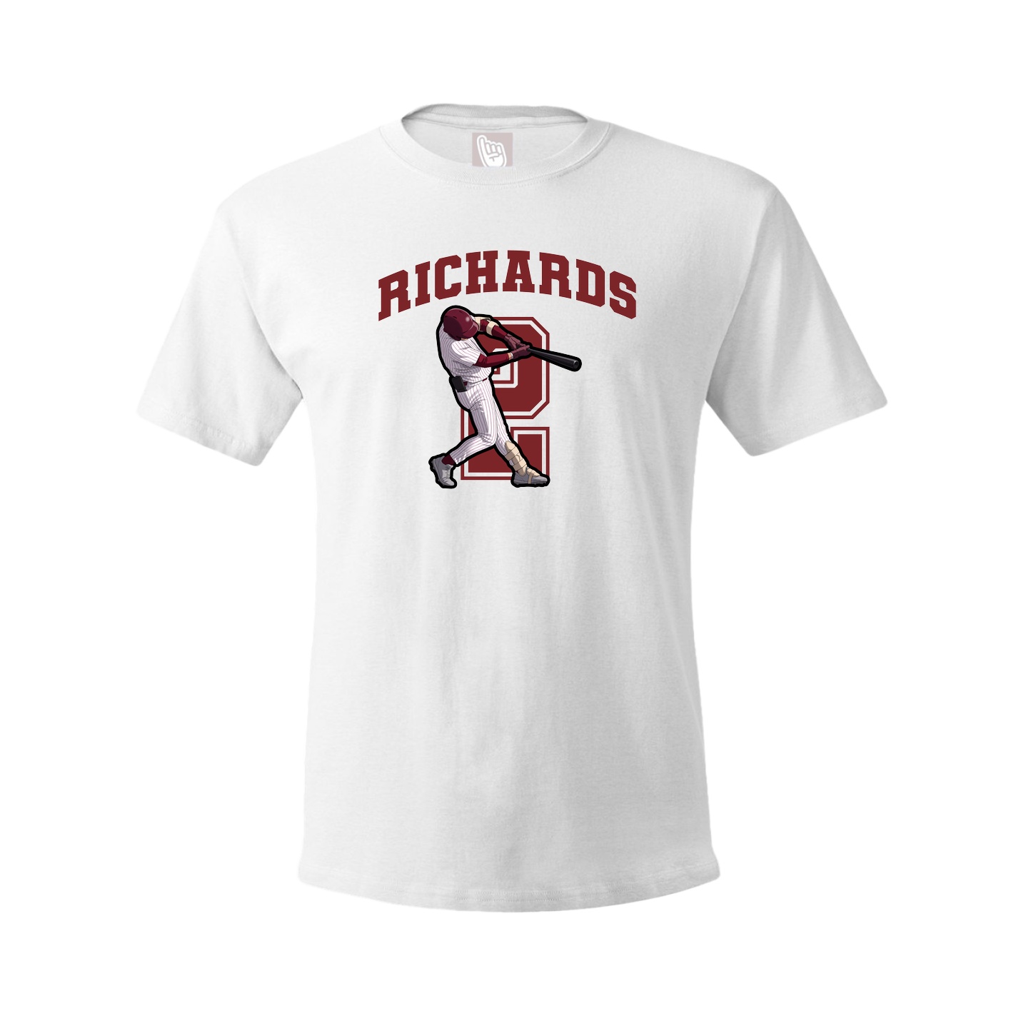Tee — Number in White