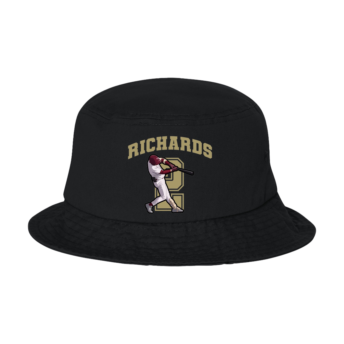 Bucket Cap — Number in Black
