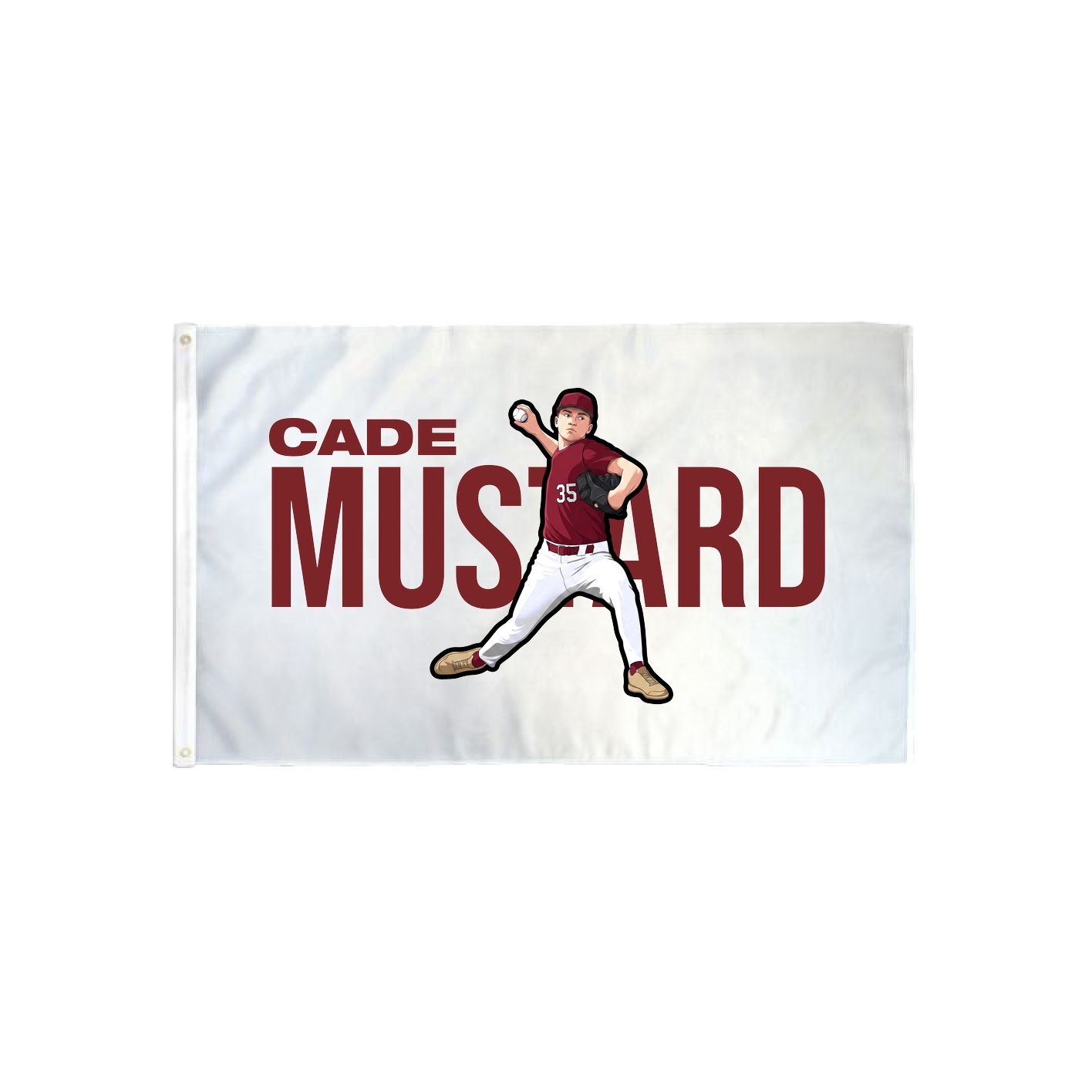 3x5 Flag — Player Name in Classic