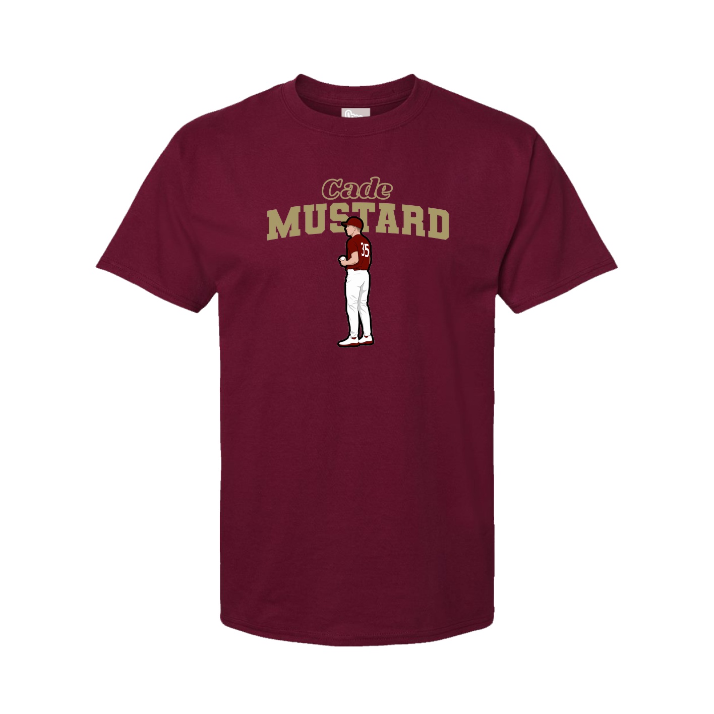 Youth Tee — Name Arch in Cardinal