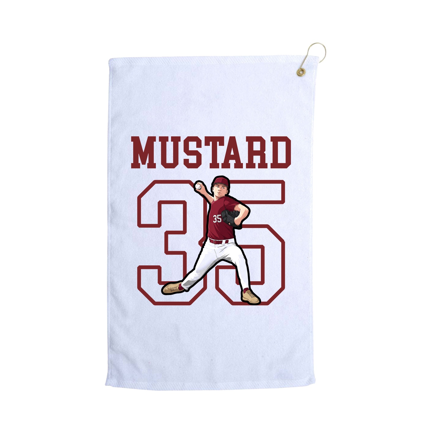 Golf Towel — Shirsey in White