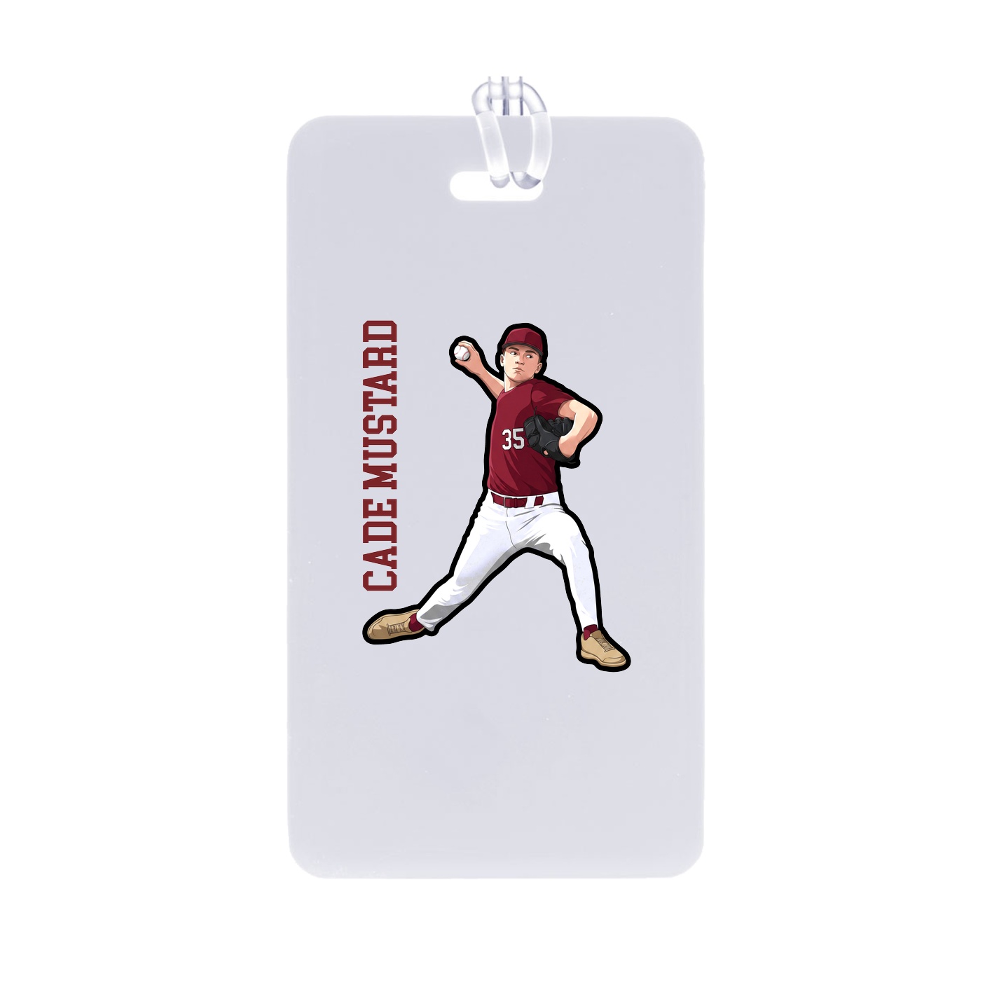 Bag Tag — Name Vertical in Classic