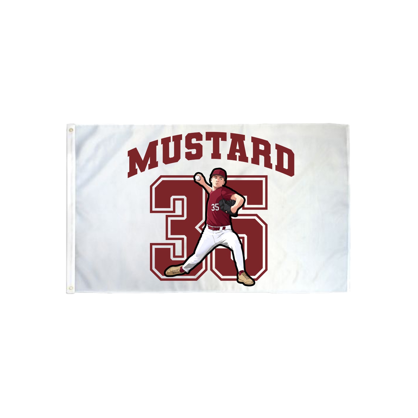 3x5 Flag — Number in Classic