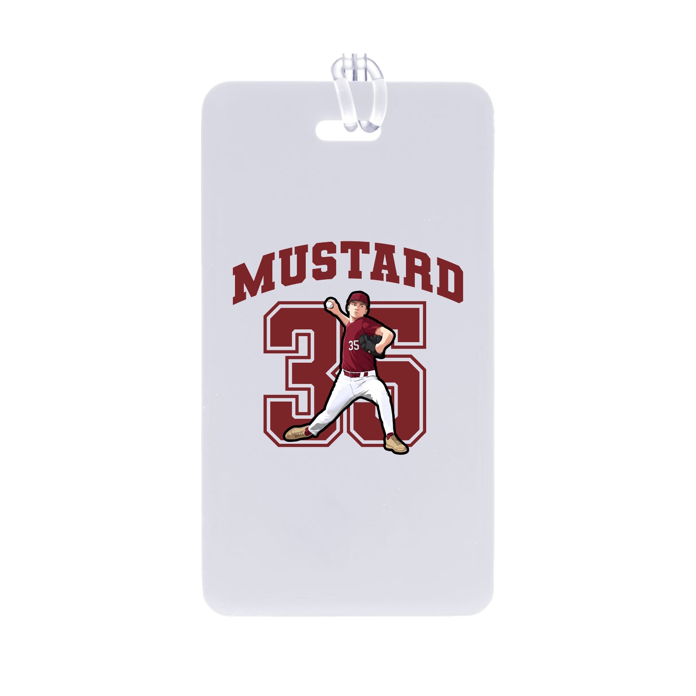 Bag Tag — Number in Classic