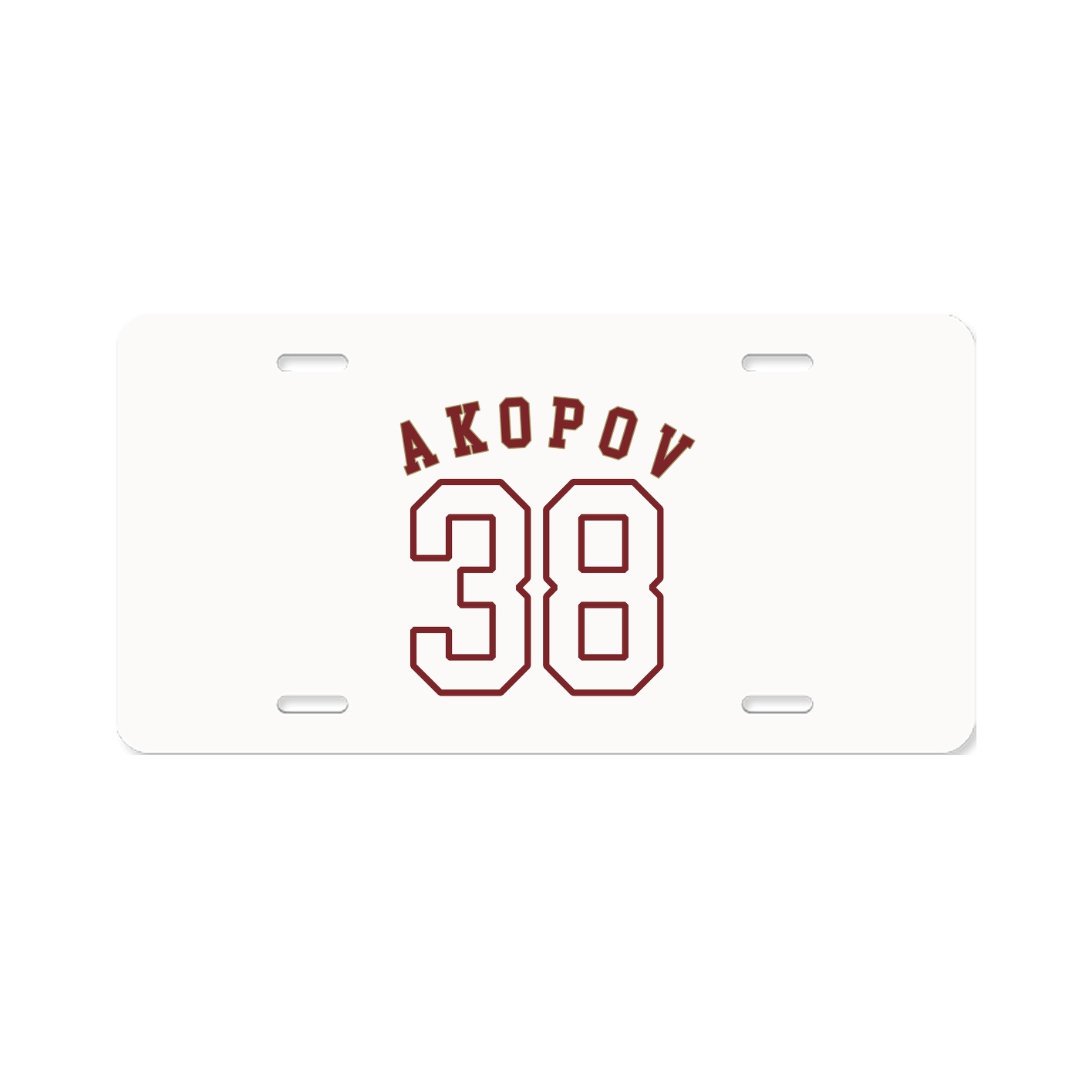 License Plate — Shirsey Arch in Classic