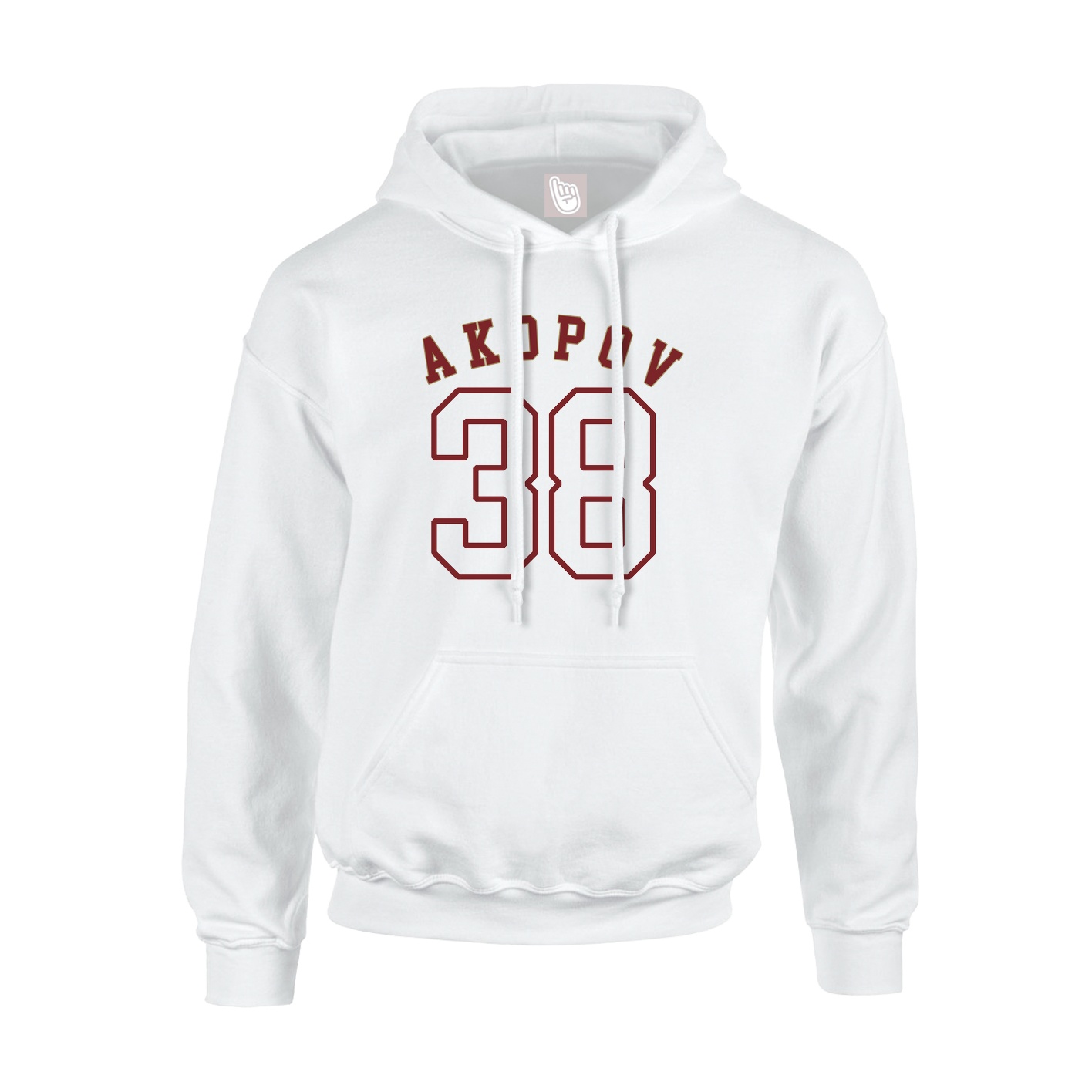 Youth Hoodie — Shirsey Arch in White