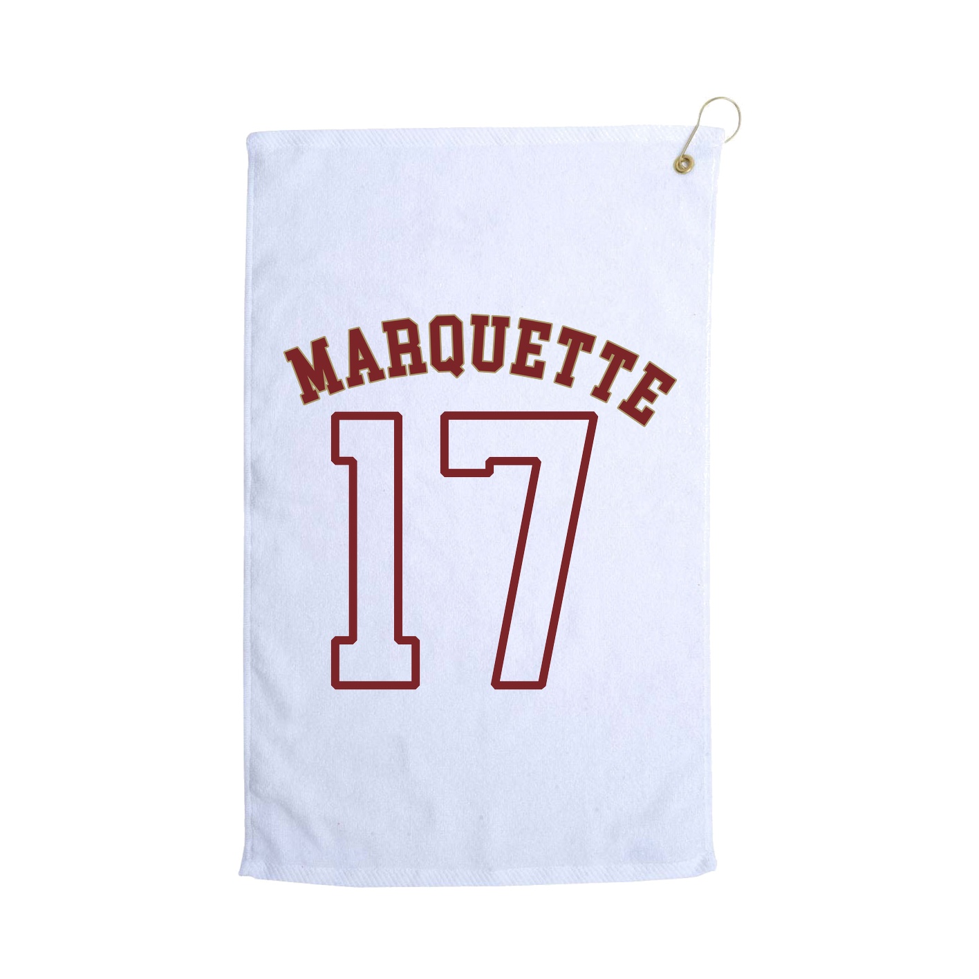Golf Towel — Shirsey Arch in White