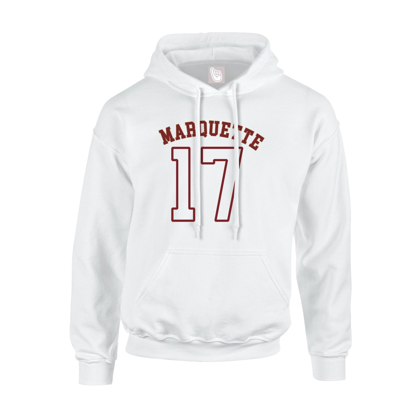 Youth Hoodie — Shirsey Arch in White