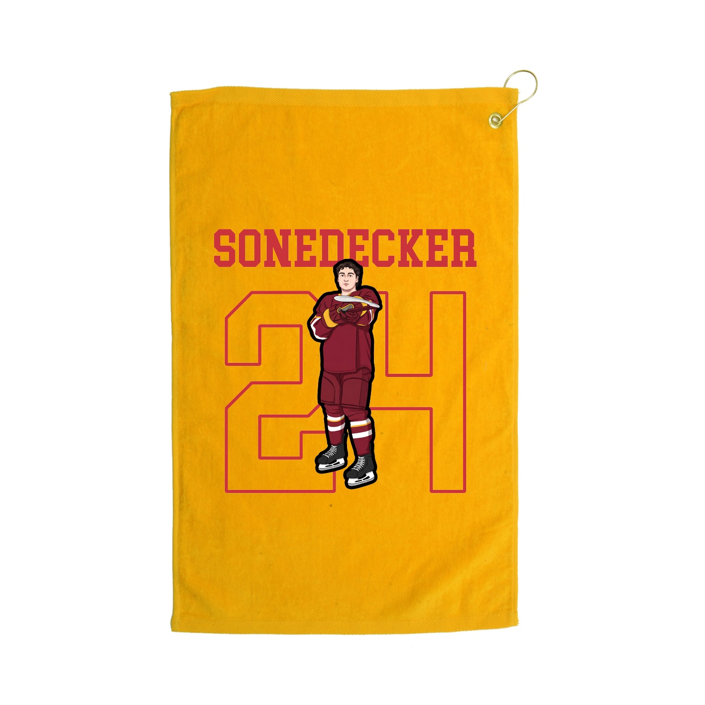 Golf Towel — Shirsey in Gold