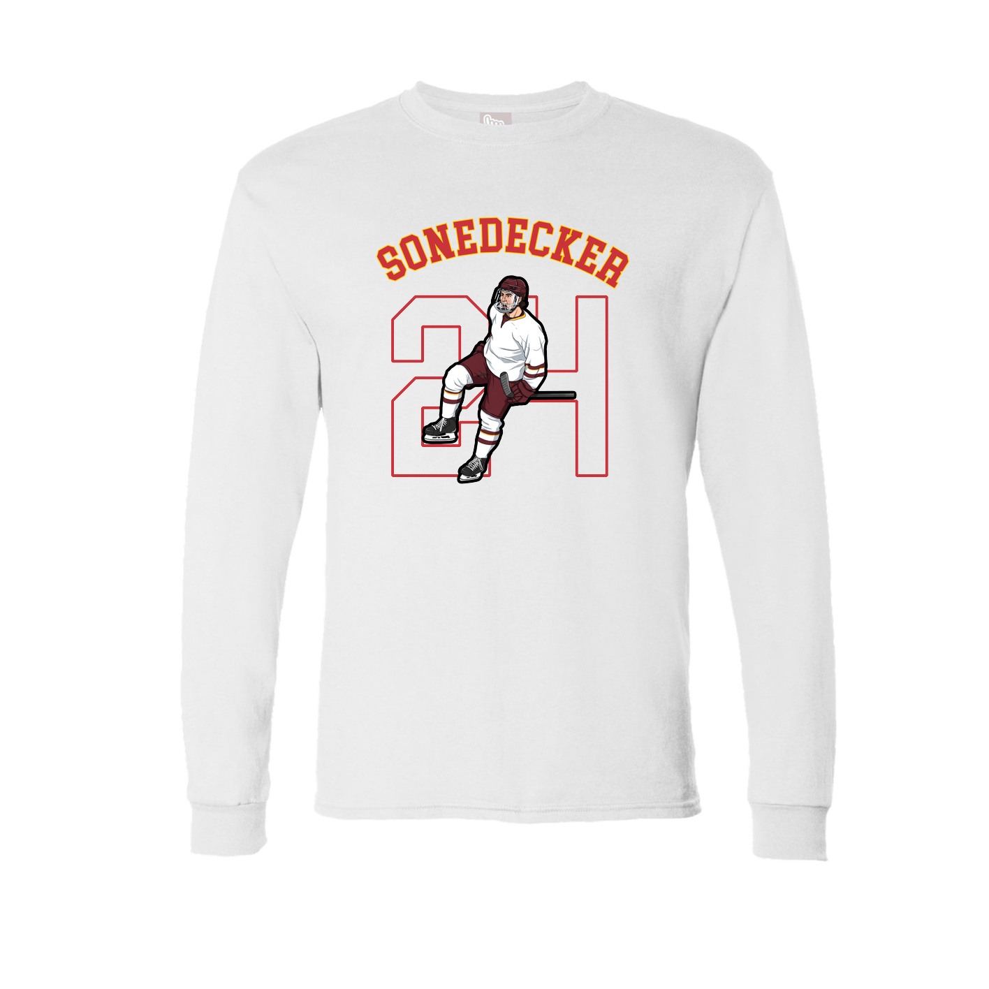 Long Sleeve Tee — Shirsey Arch in White