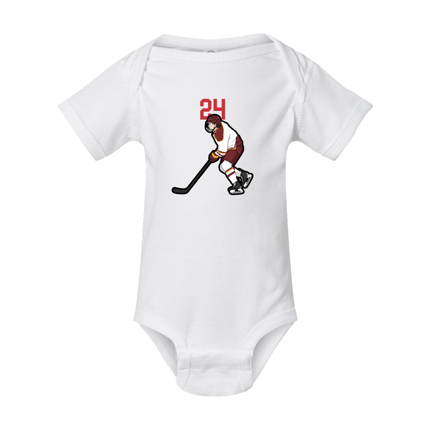 Baby Onesie — Number Top in White