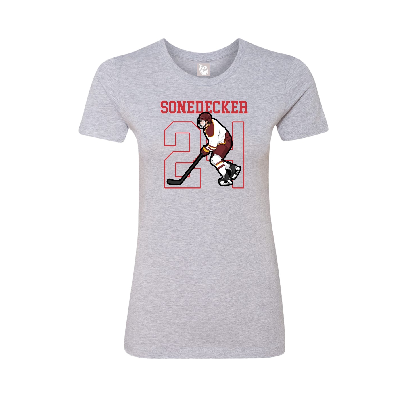Fitted Women's Tee — Shirsey in Grey