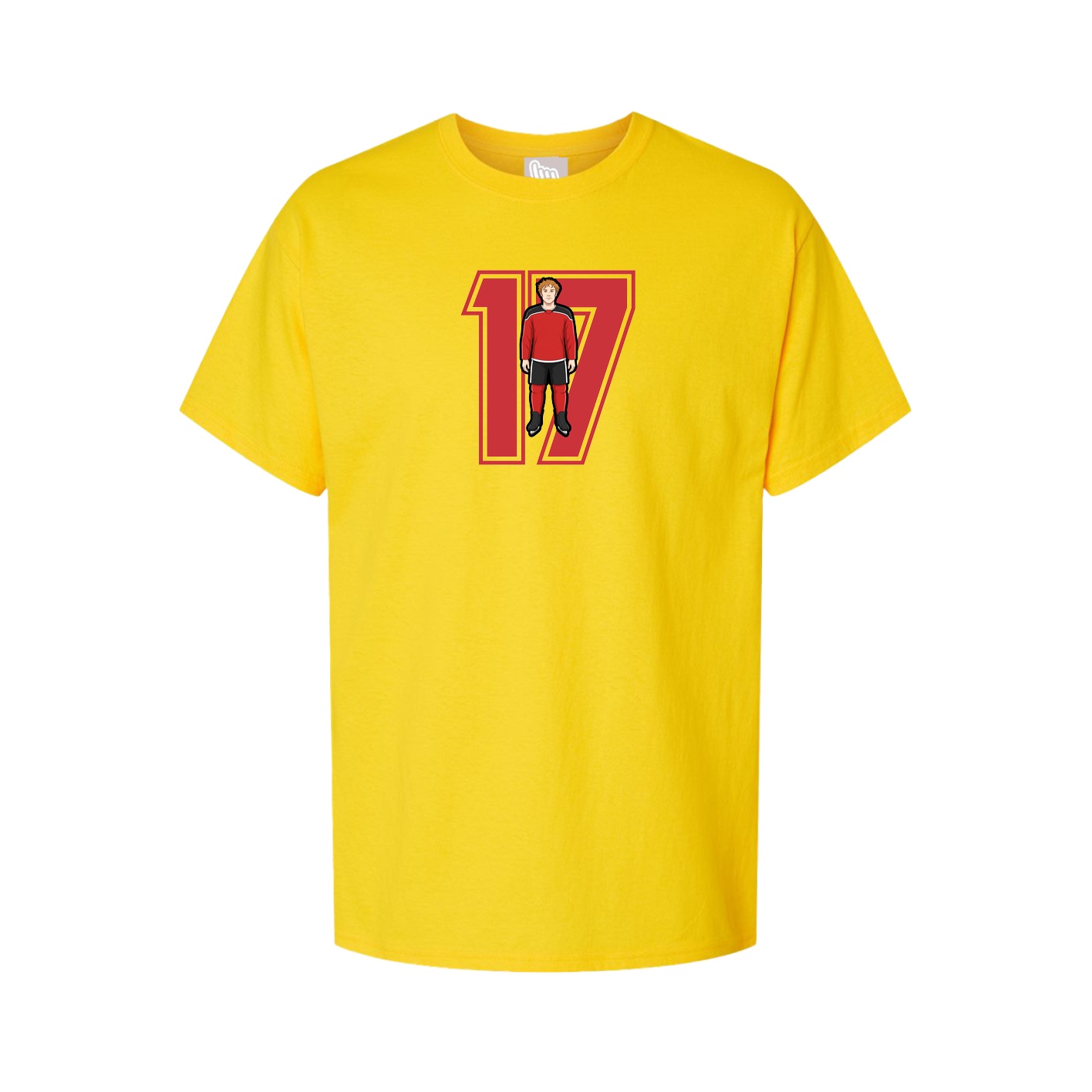 Youth Tee — Number in Gold