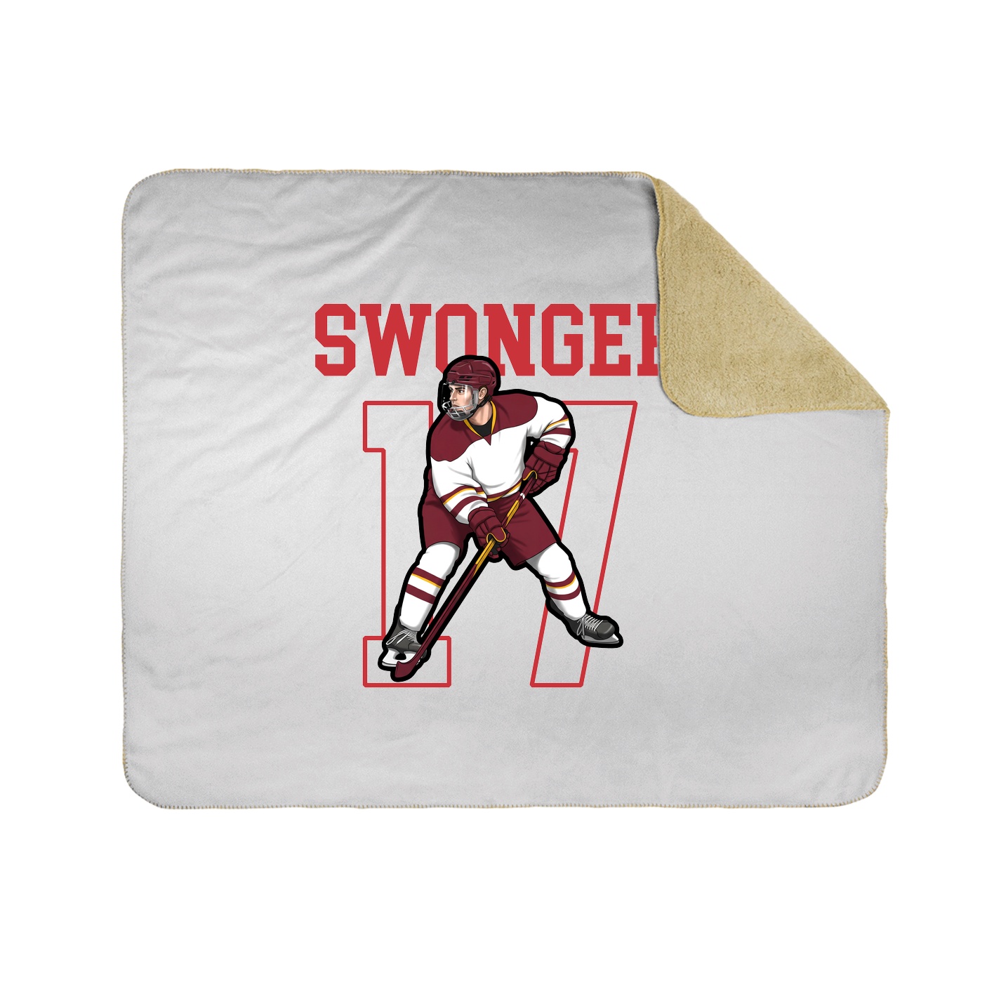 Throw Blanket — Shirsey in White
