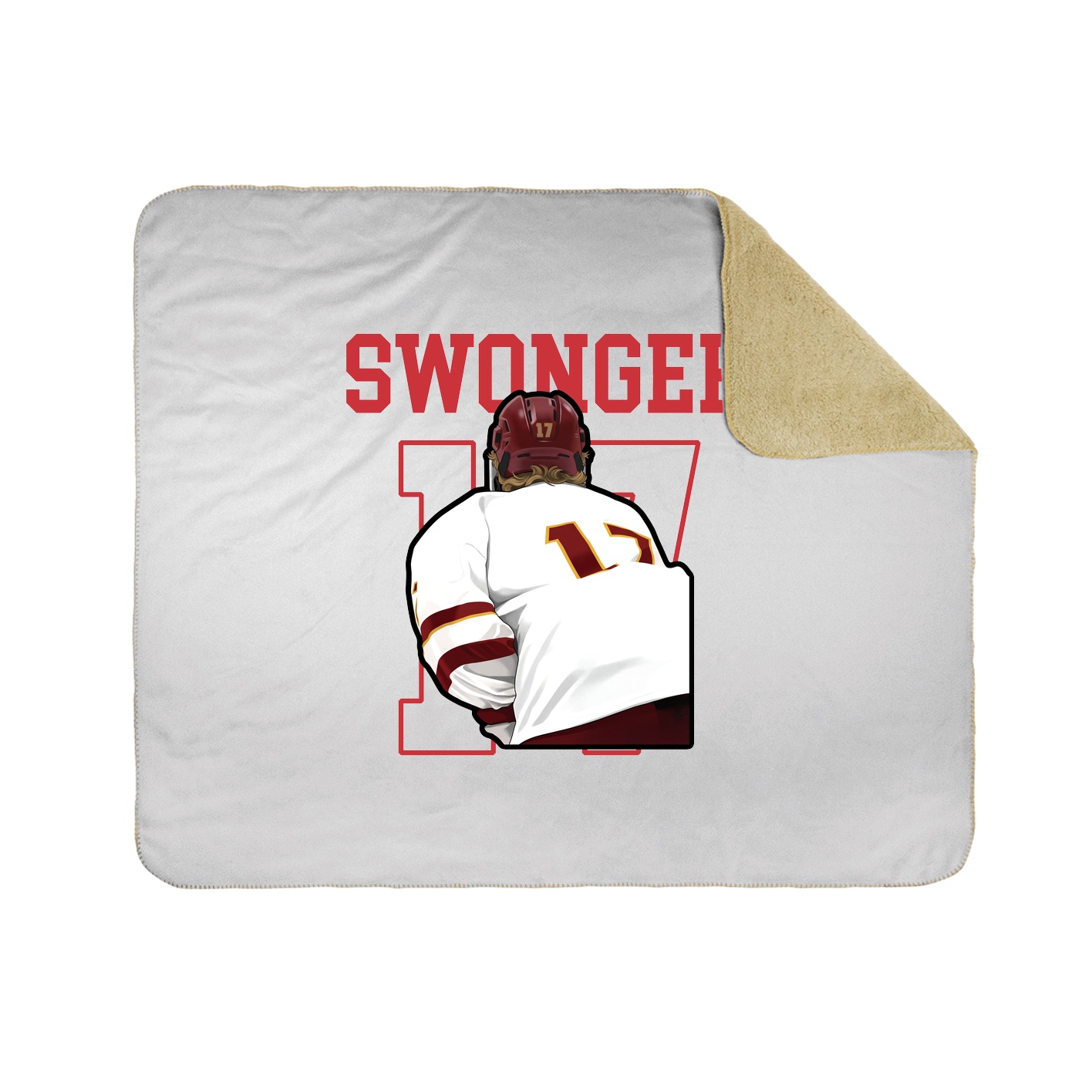 Throw Blanket — Shirsey in White