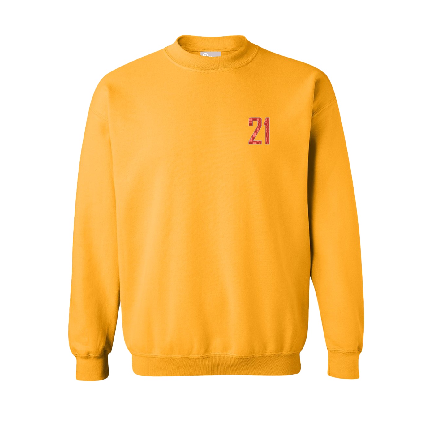 Fleece Crew — Front Shirsy in Gold