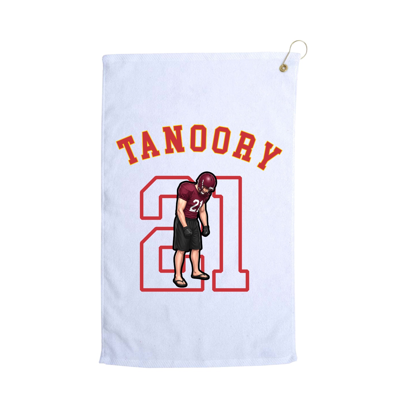 Golf Towel — Shirsey Arch in White