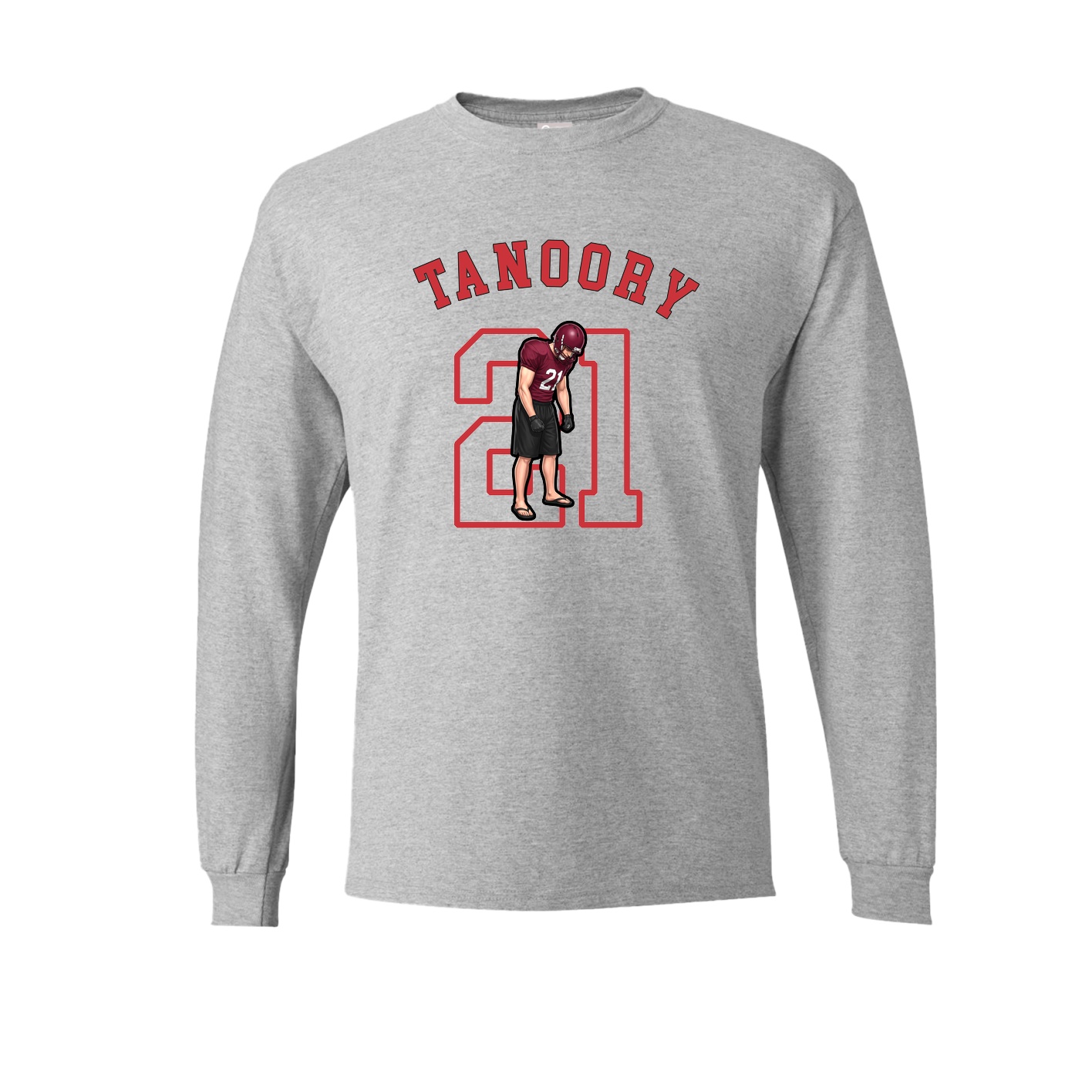 Long Sleeve Tee — Shirsey Arch in Grey
