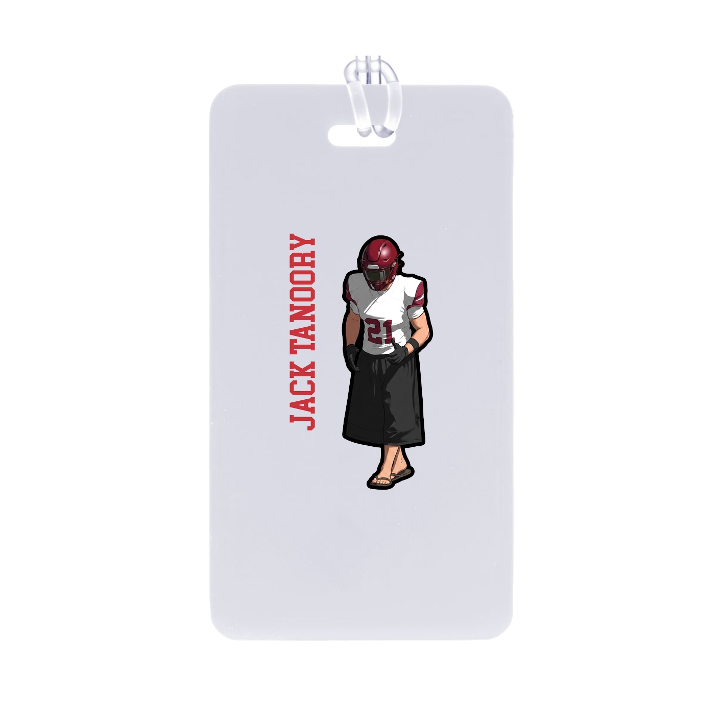 Bag Tag — Name Vertical in Classic