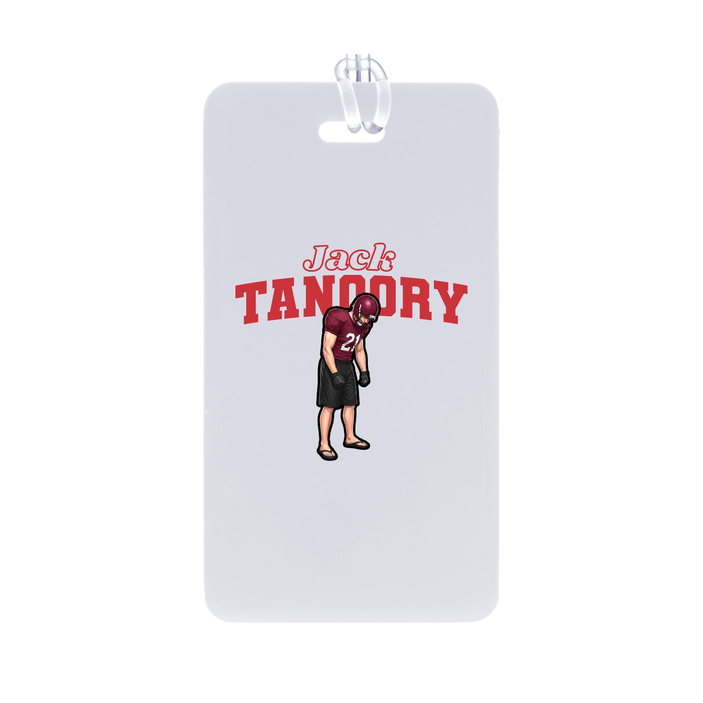 Bag Tag — Name Arch in Classic