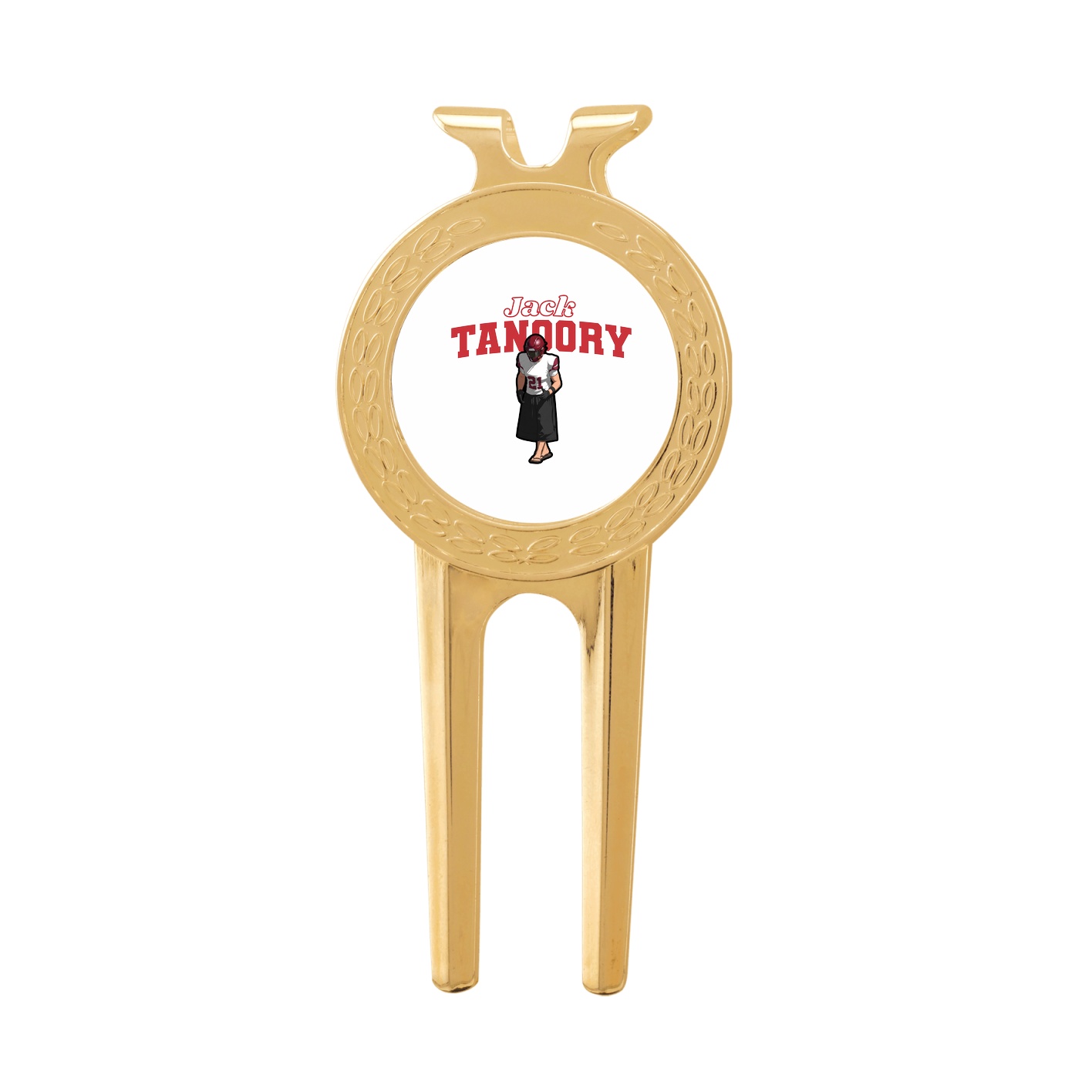 Divot Tool with Ball Marker — Name Arch in Classic