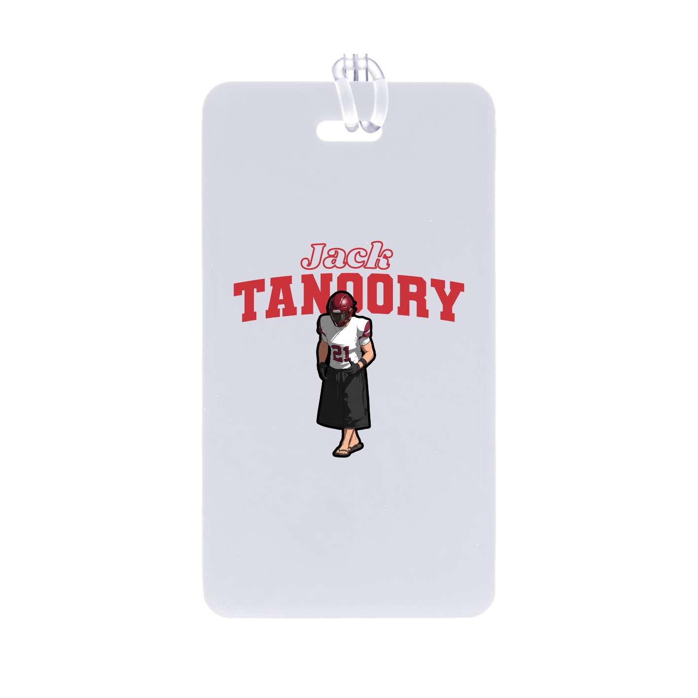 Bag Tag — Name Arch in Classic