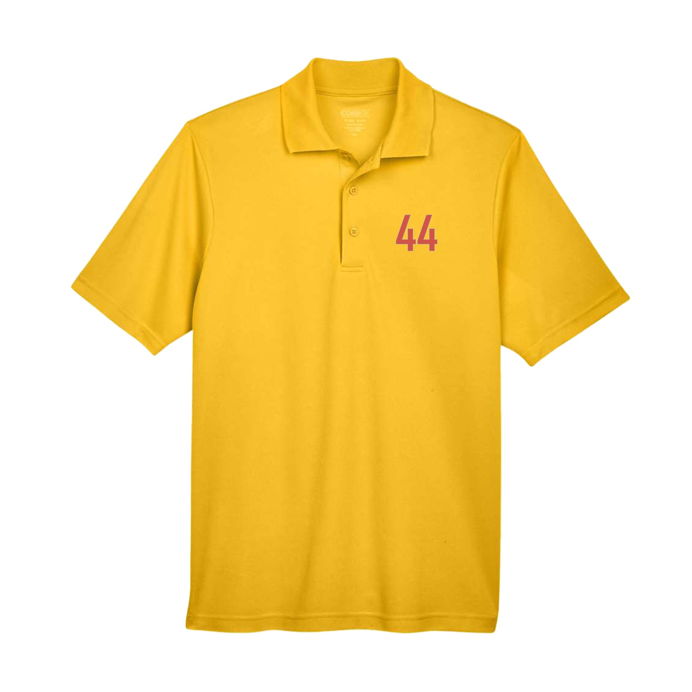 Performance Polo — Front Shirsy in Gold