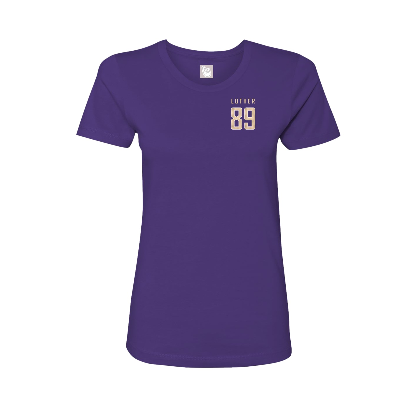 Fitted Women's Tee — Mesh Shirsey in Purple