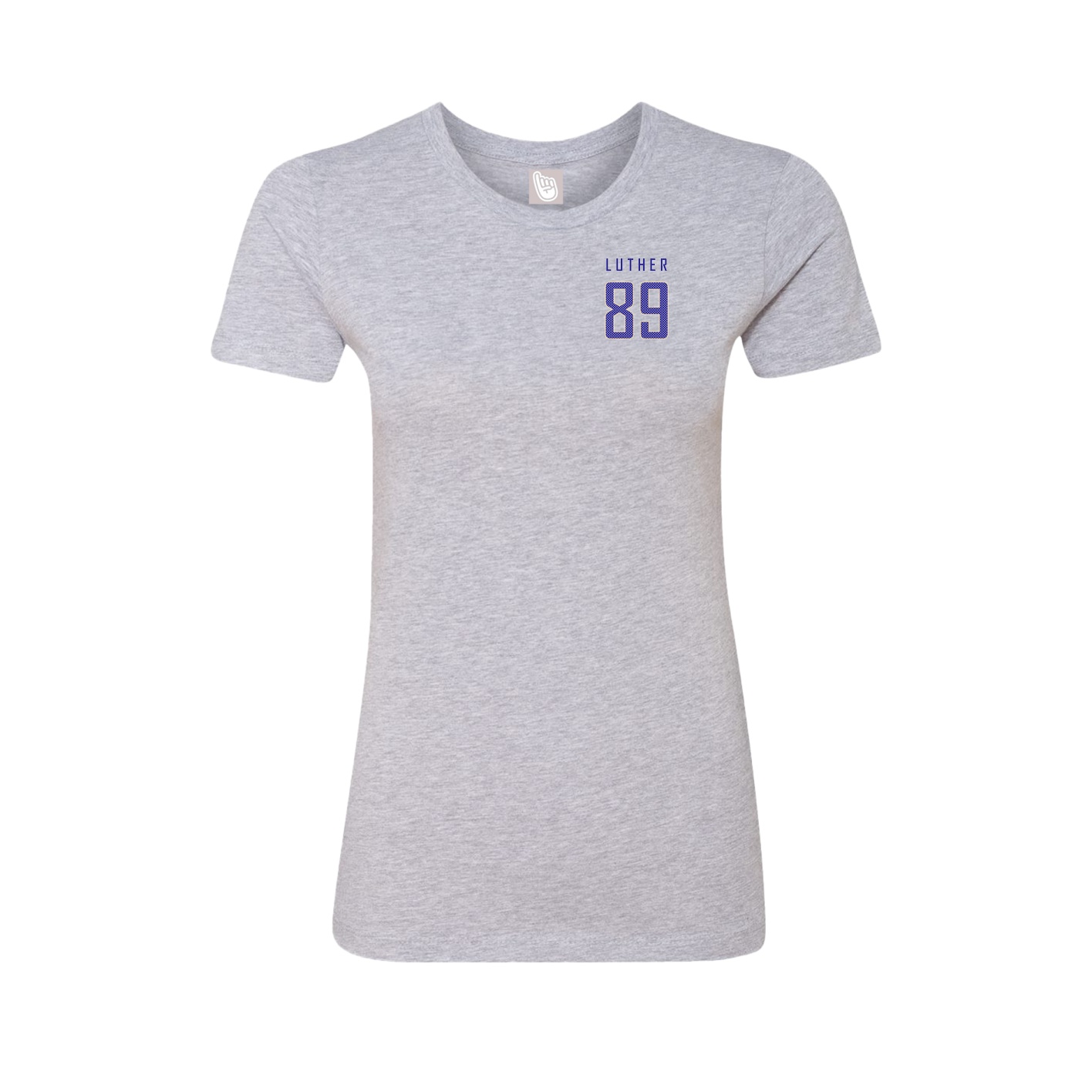 Fitted Women's Tee — Mesh Shirsey in Grey