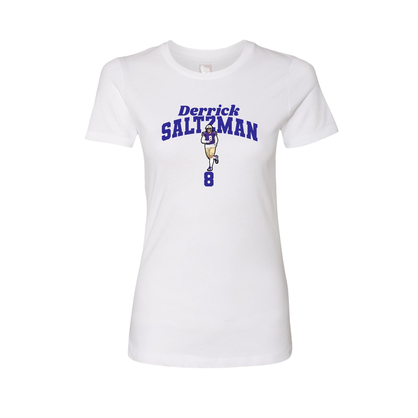 Womens Tee — Signature Arch in White