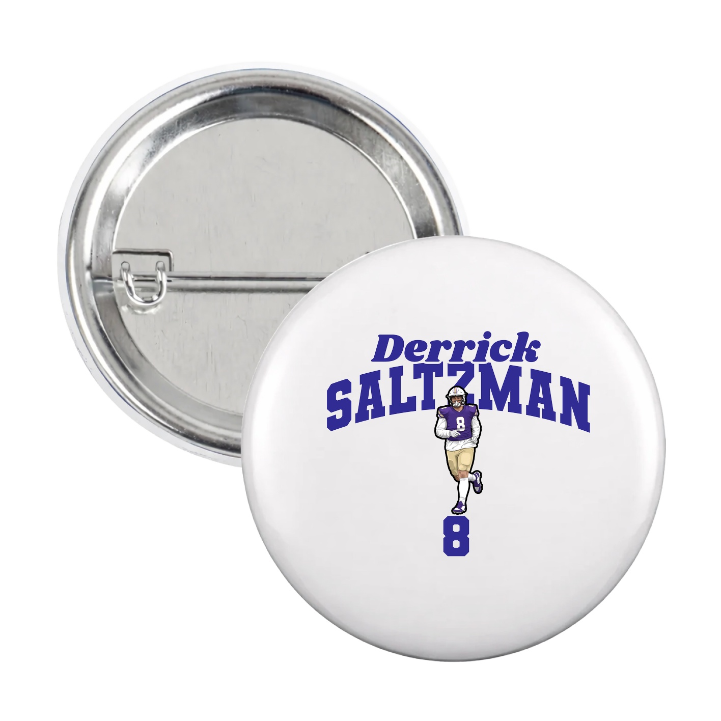 Game Day Button — Signature Arch in White