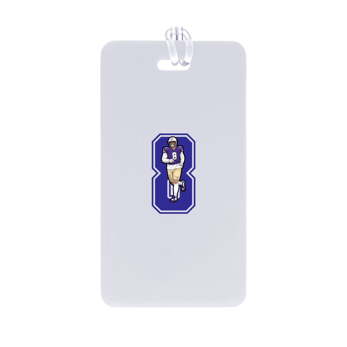 Bag Tag — Number in Classic