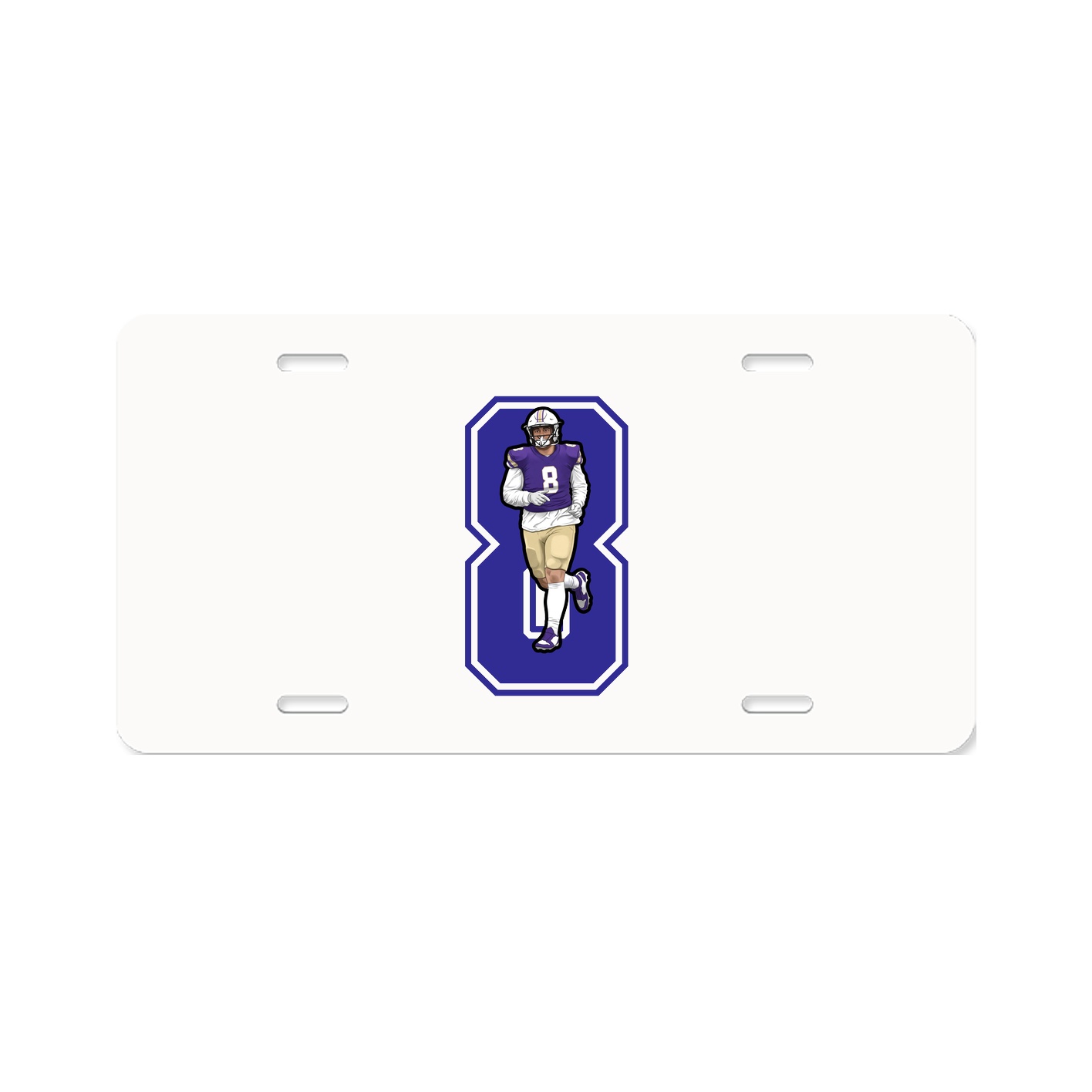 License Plate — Number in Classic