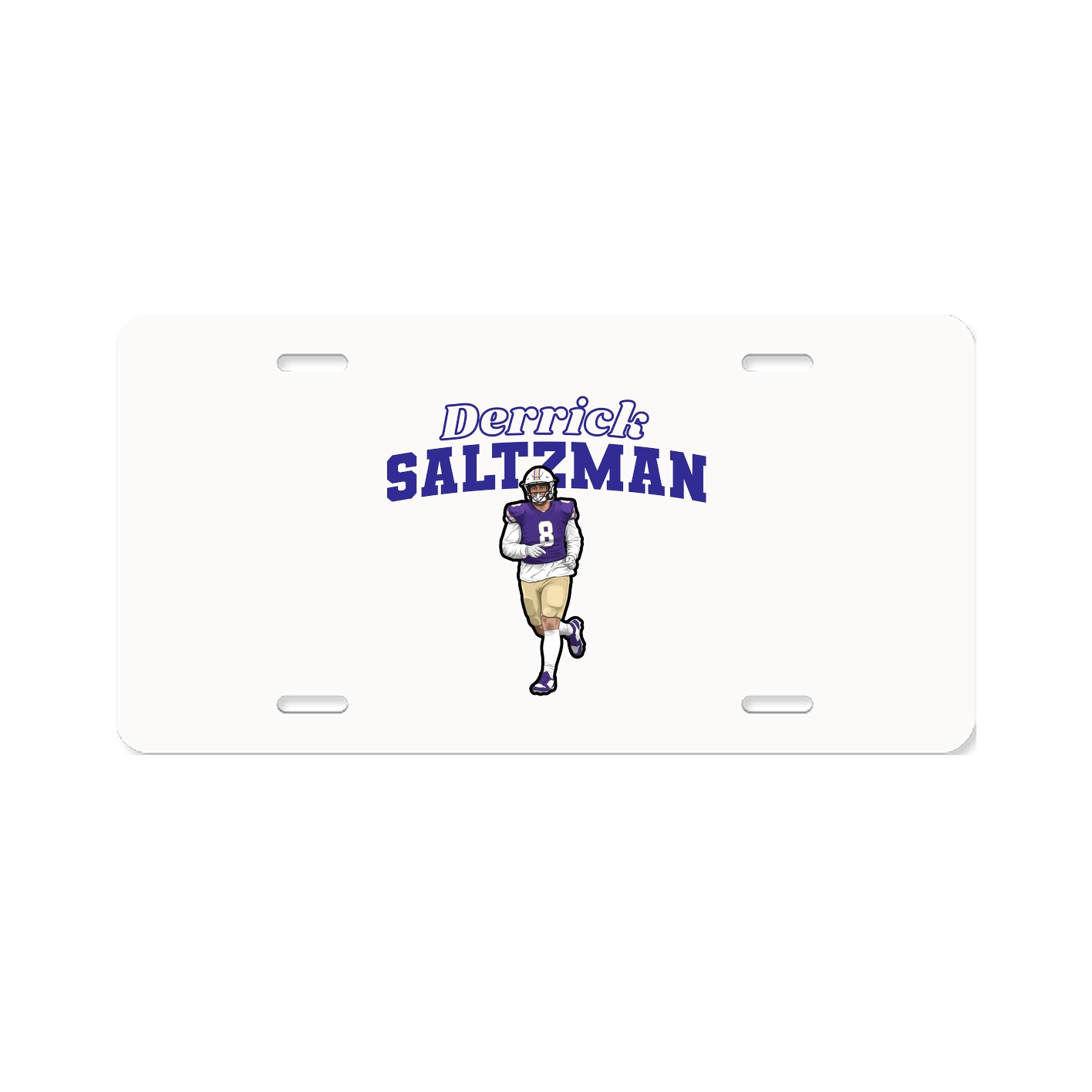 License Plate — Name Arch in Classic