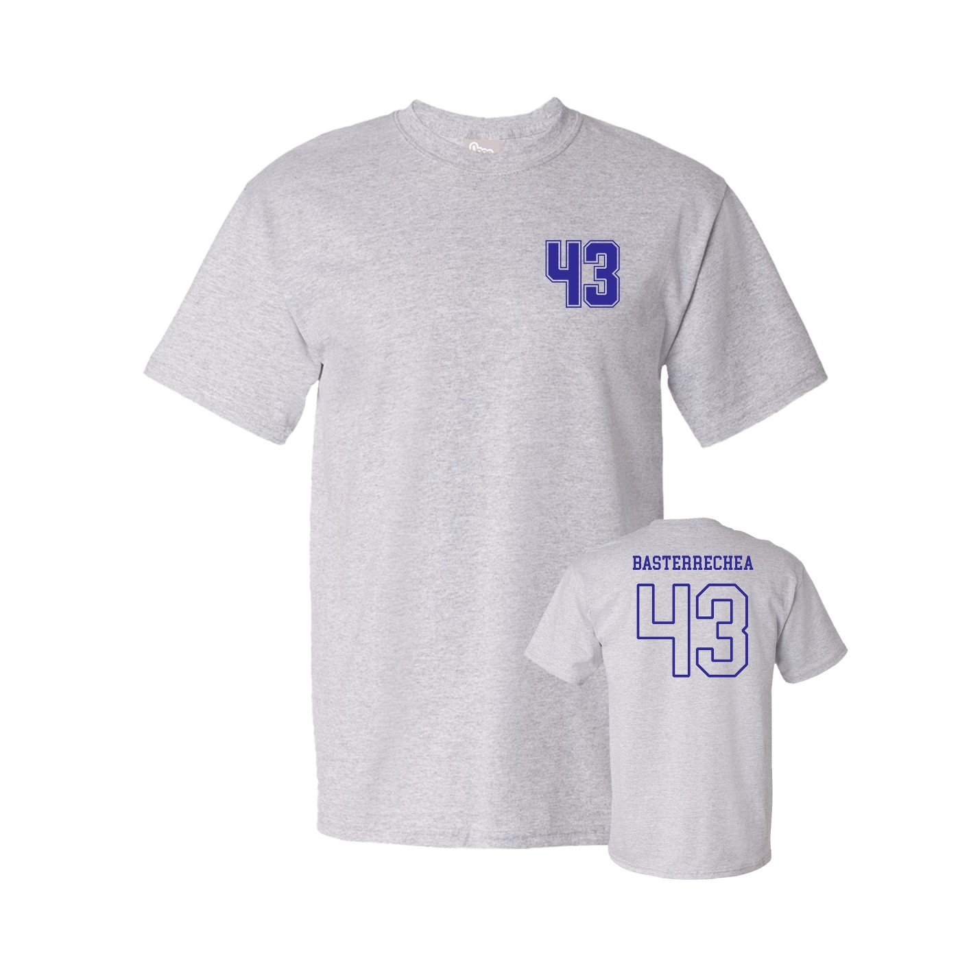 Tee — Chest Back in Grey