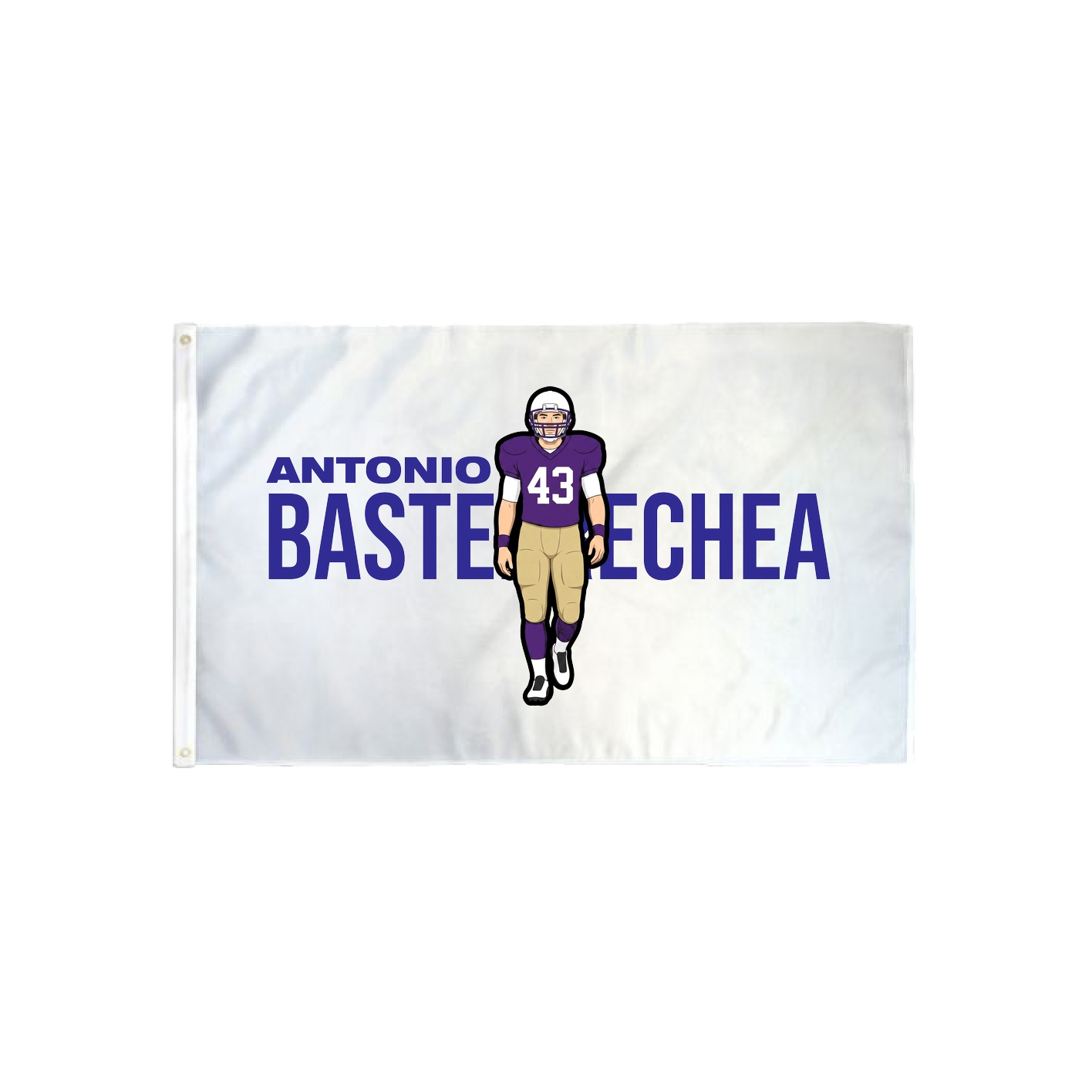 3x5 Flag — Player Name in Classic