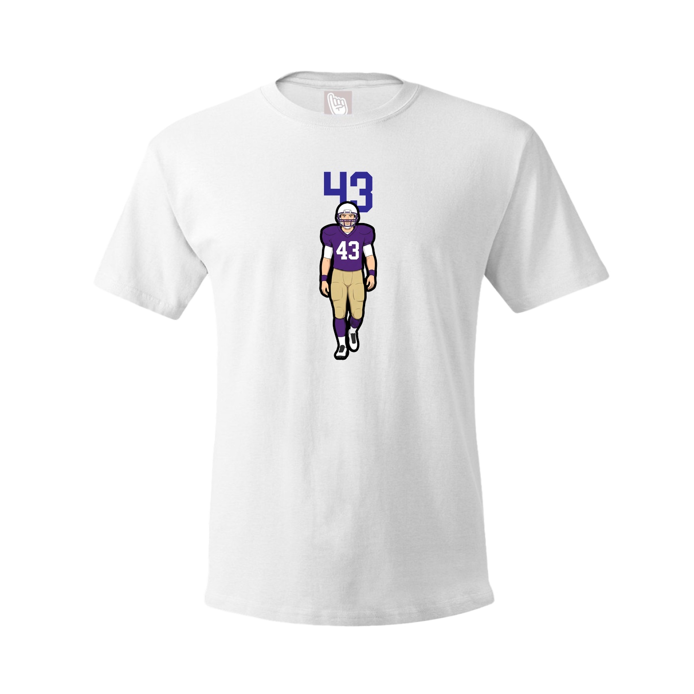 Tee — Number Top in White