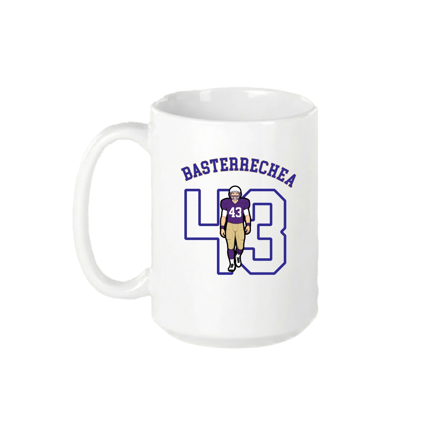 15oz Coffee Mug — Shirsey Arch in White
