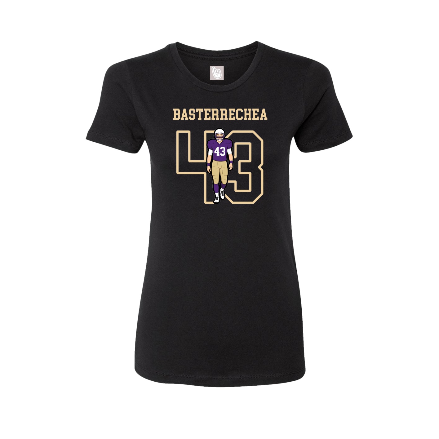 Fitted Women's Tee — Shirsey in Black
