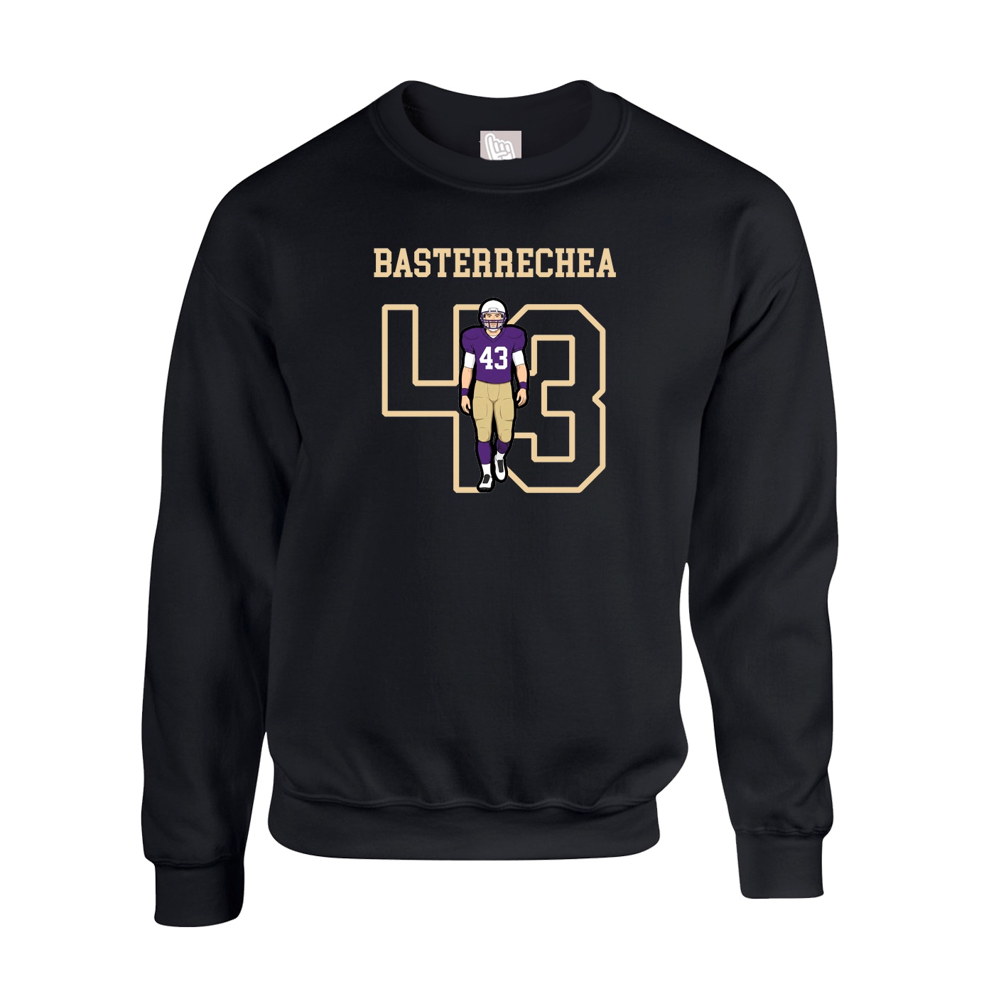 Fleece Crew — Shirsey in Black