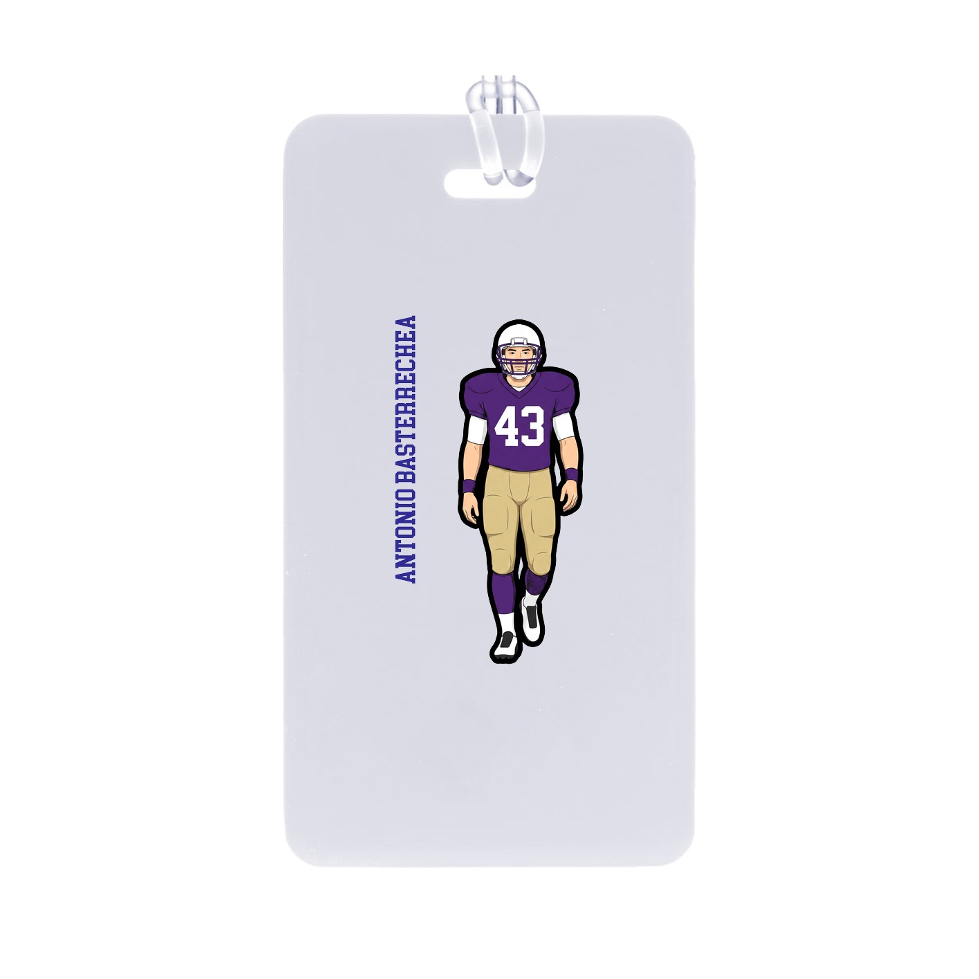 Bag Tag — Name Vertical in Classic