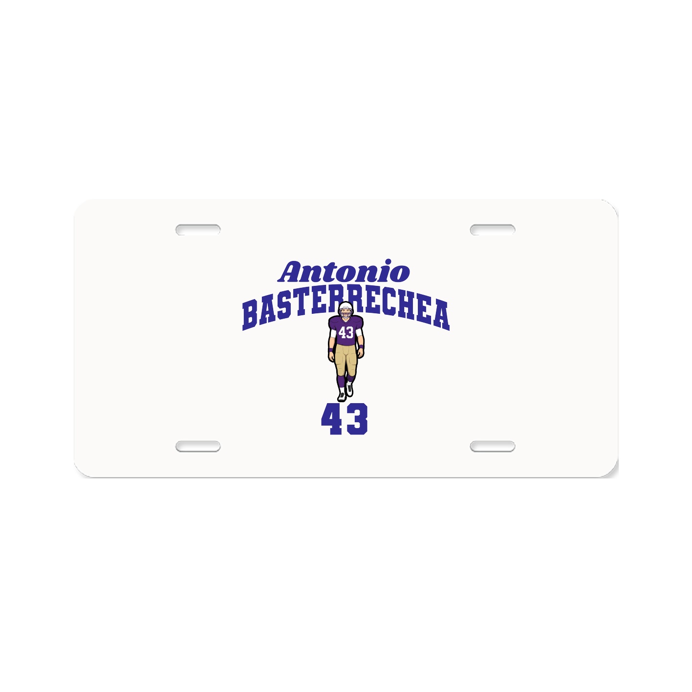 License Plate — Signature Arch in Classic