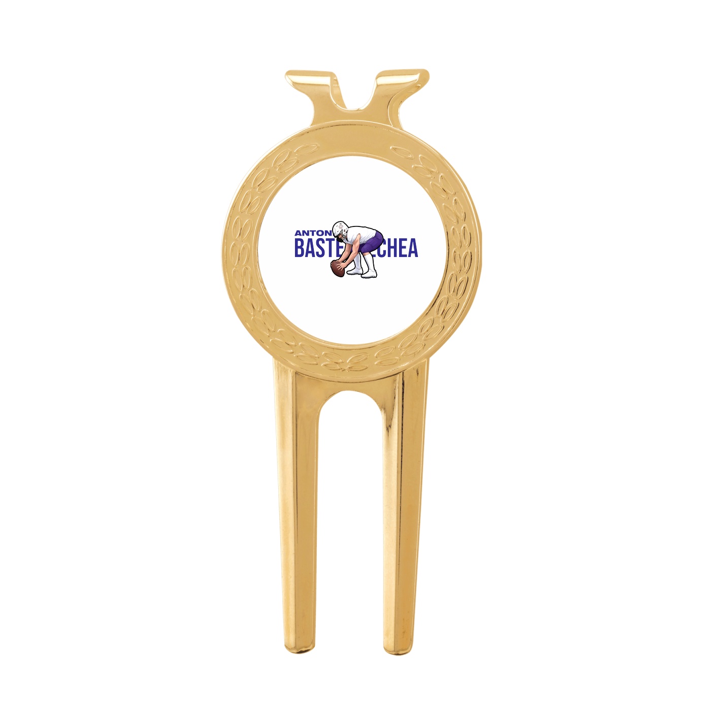 Divot Tool with Ball Marker — Player Name in Classic