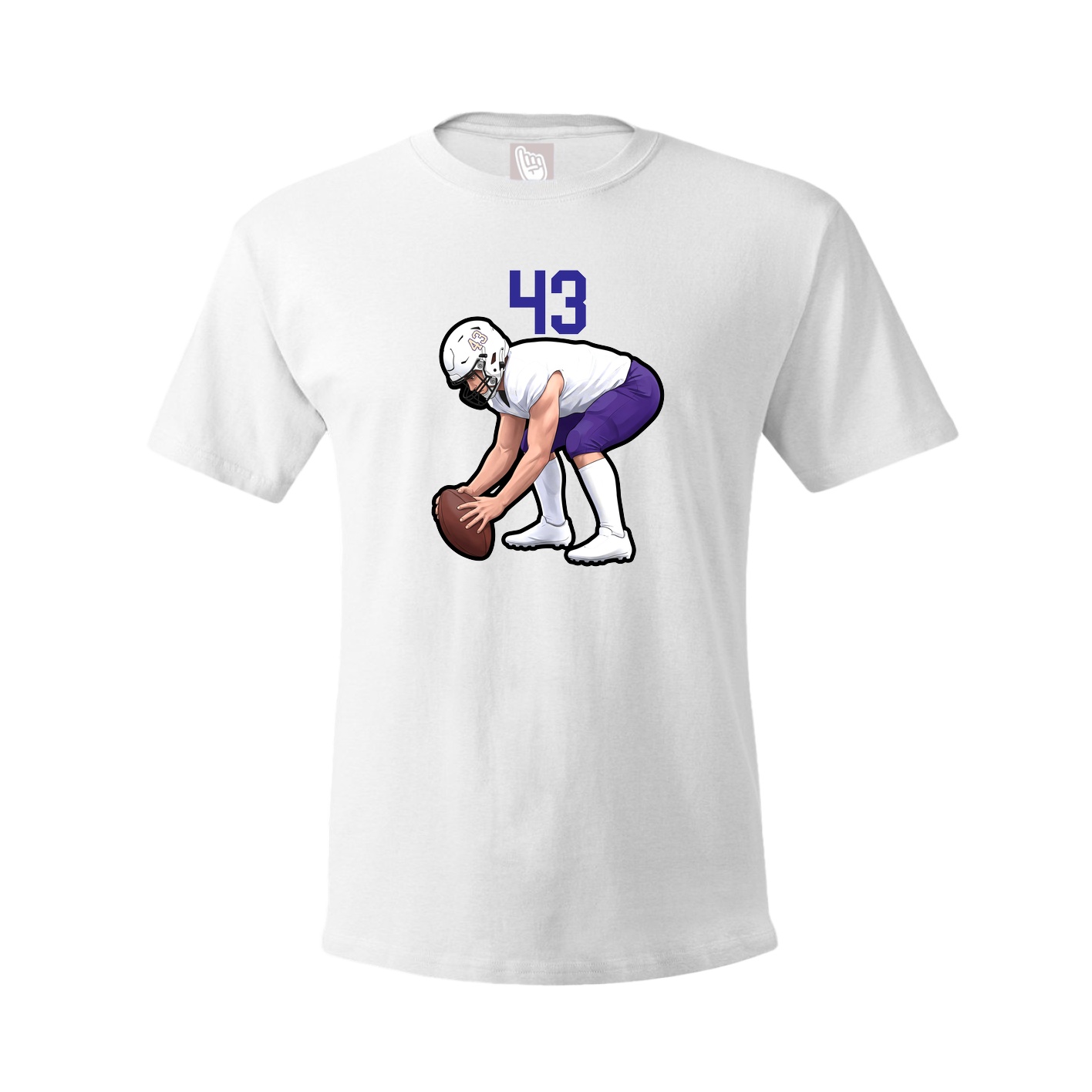 Tee — Number Top in White
